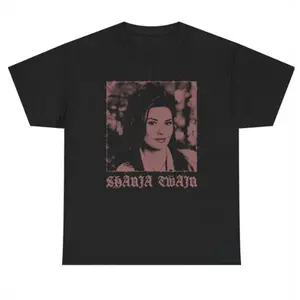 Shania Heavy Metal Inspired Country Music Graphic T Shirt