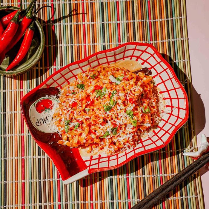 SAMYANG Buldak Ramen Korean Carbonara Stir-Fried Carbonara Hot Chicken Flavor - 5 Packs* 4.58 oz Spicy Cheese Chicken Ramen Noodles Food Instant Packaged Pansit，SAMYANG Buldak Ramen，Hot Chicken Flavor with Cheese，Spicy Chicken Artificial Flavor