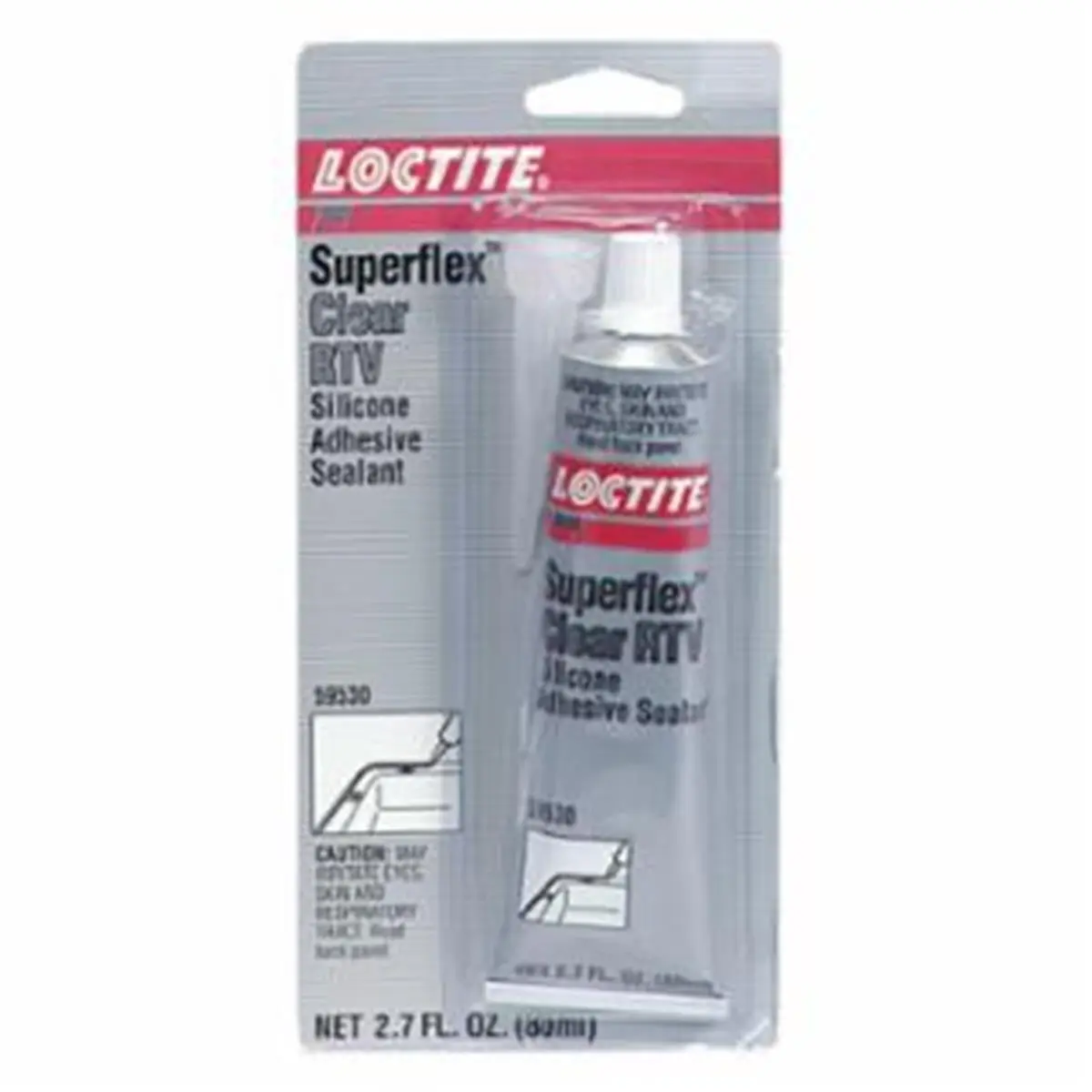 Loctite 442-160809 80 ml Superflex RTV Silicone Adhesive Sealants, Clear