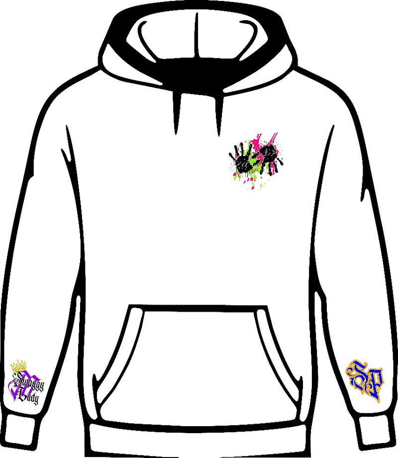 Side Piece Co. & Lady M -CaLaB- "E.L.E" Hoodie Limited Edition (Thick,Warm and Comfortable) Men's Hoodie Sweater soft Cotton Black Menswear