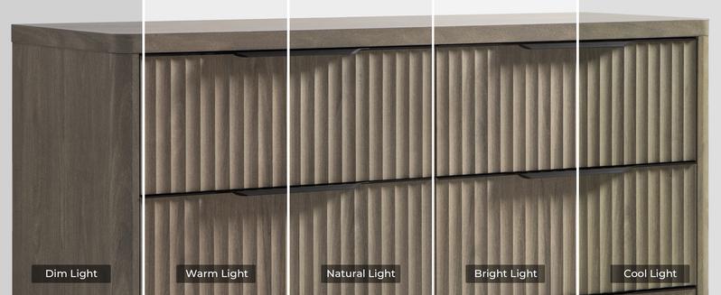 SICOTAS Dresser for Bedroom 6 Drawer Dressers & Chests of Drawers for Closet Long Large Modern TV Stand Set for Clothes Storage Fluted Wide Clothes Closet for Hallway Entryway