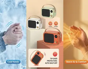 Portable Mini Space Heater – Fast Heating Desktop Heater for Office & Bedroom