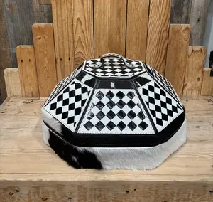Checker Octagon Hat/Rope Travel Box!