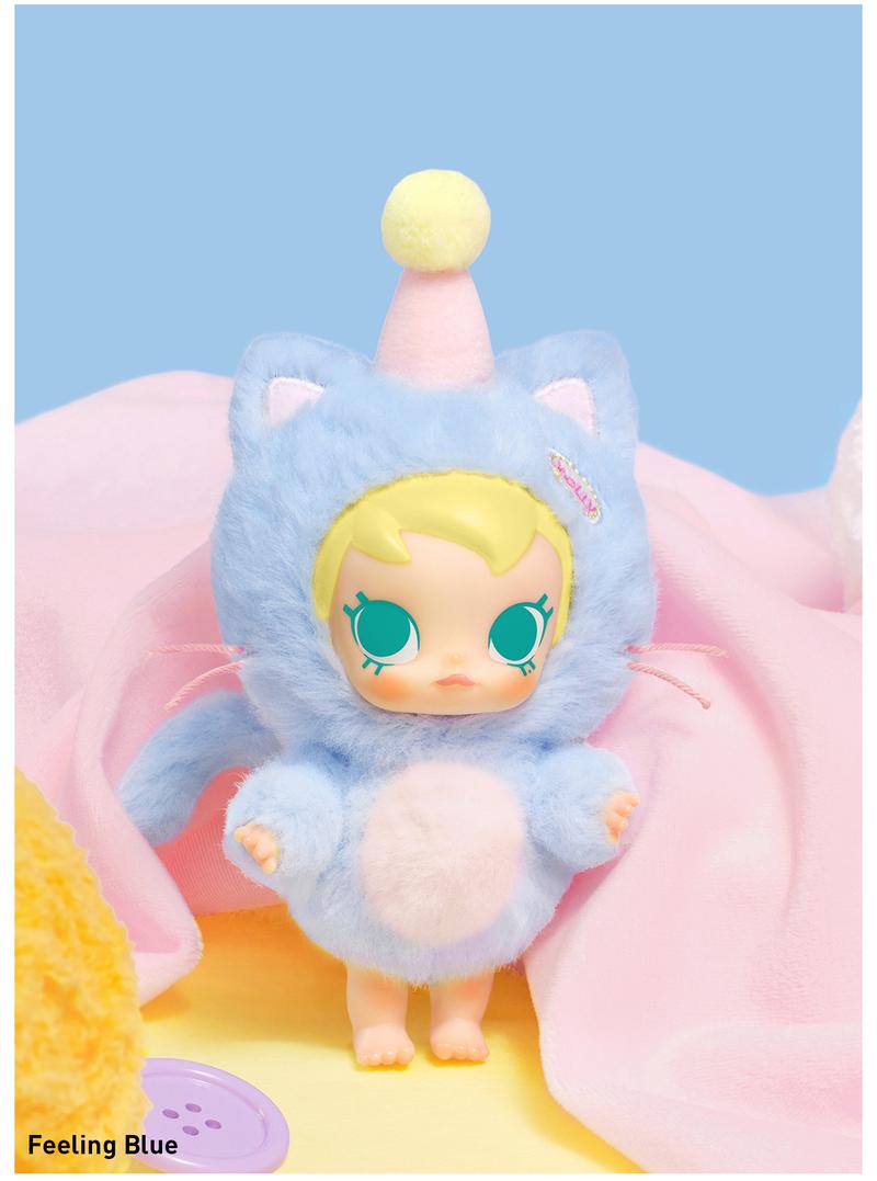 [Spanish]-Baby Molly Pocket Friends Series – Peluche de Vinilo Colgante en Caja Sorpresa