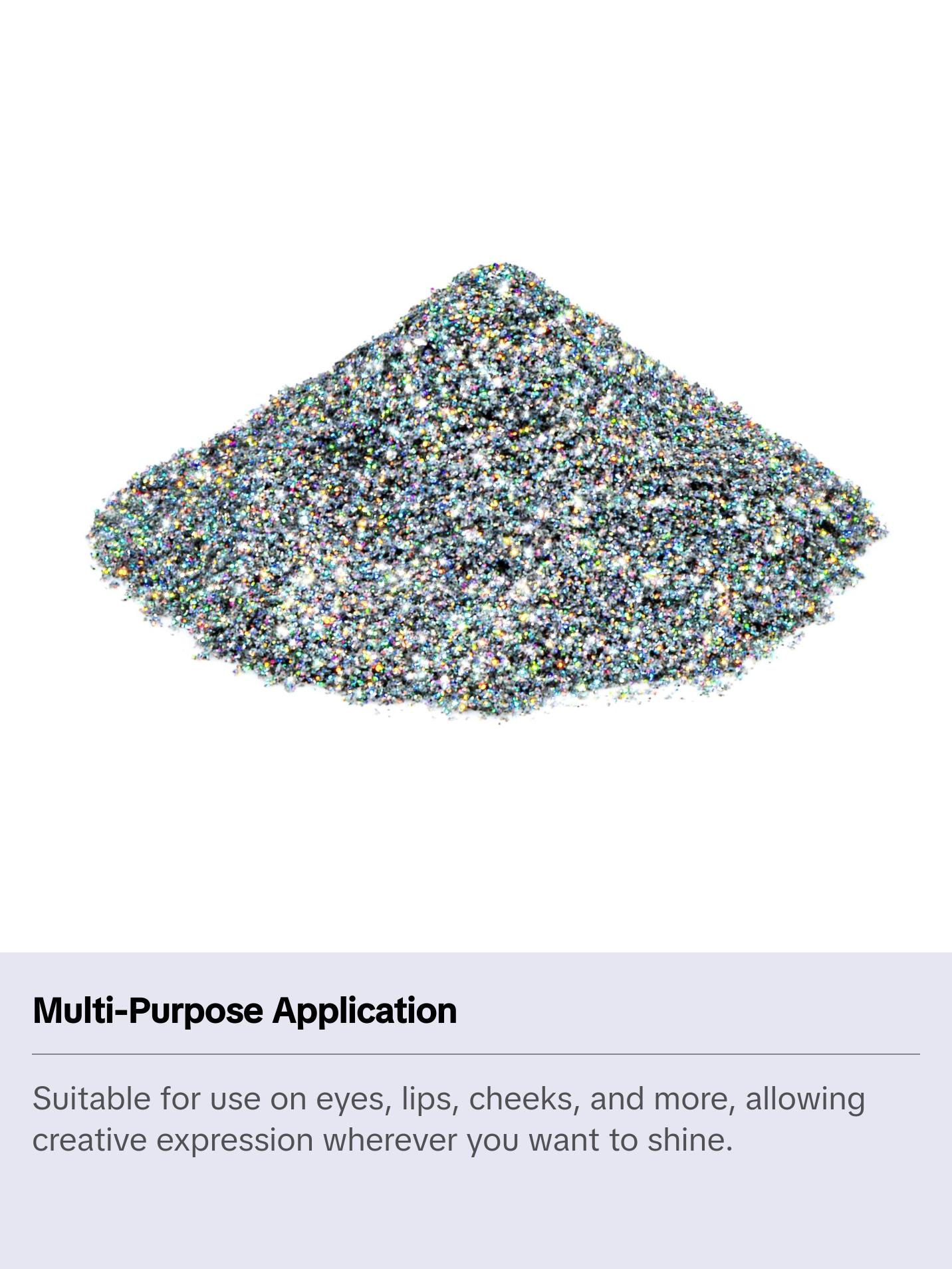 FIXY Biodegradable Cosmetic Glitter (Stiletto Silver) FIXY Biodegradable Cosmetic Glitter (Stiletto Silver)