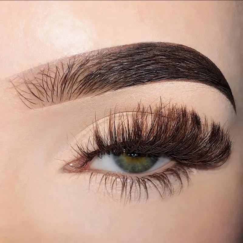 Sugar Baby Brown 18mm mink false eyelash Makeup Cosmetic