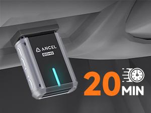 Ancel Echo OBD2 Scanner Bluetooth - All Systems Car Diagnostic Tool,  Bidirectional  Code Reader with Resets,  Battery Registration Wireless OBD2