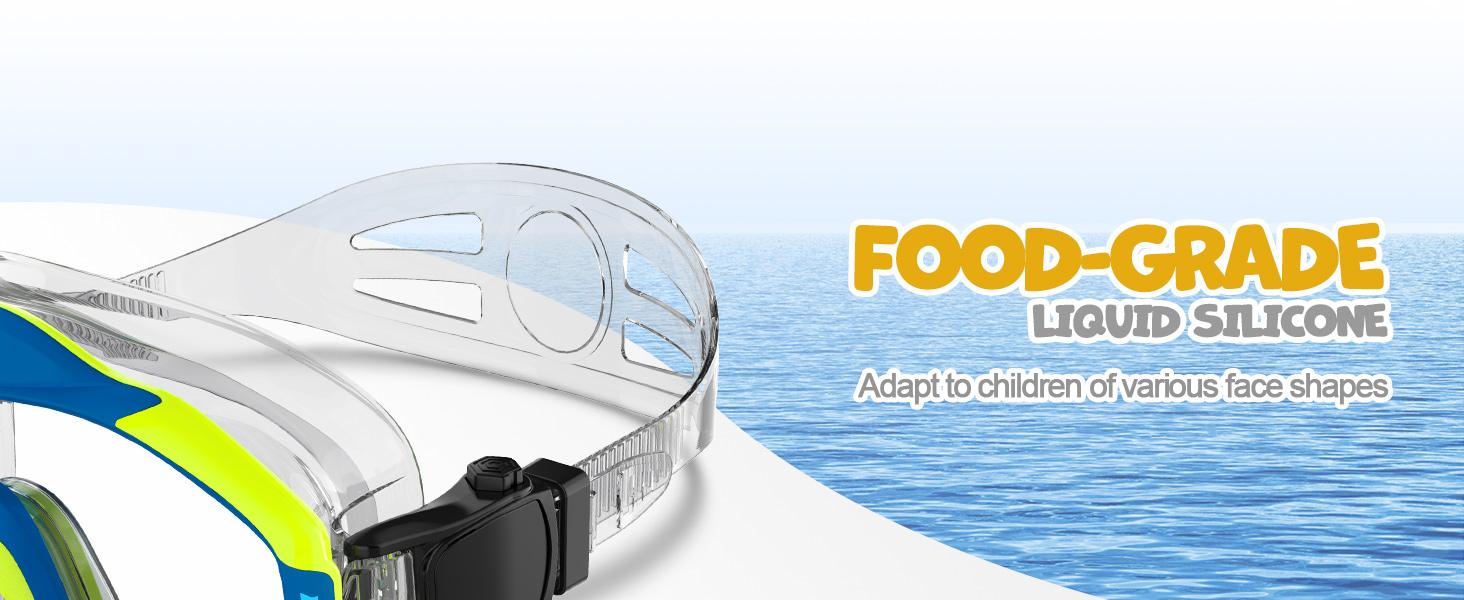 Rantizon Kids Swim Goggles Snorkel Diving Mask with Nose Cover, Anti Fog, Anti Shattered, No-Leak, UV Protection Swim Mask for Boys Grils 5-15 Rantizon Kids Swim Goggles Snorkel Diving Mask with Nose Cover, Anti Fog, Anti Shattered, No-Leak, UV Protection Swim Mask for Boys Grils 5-15