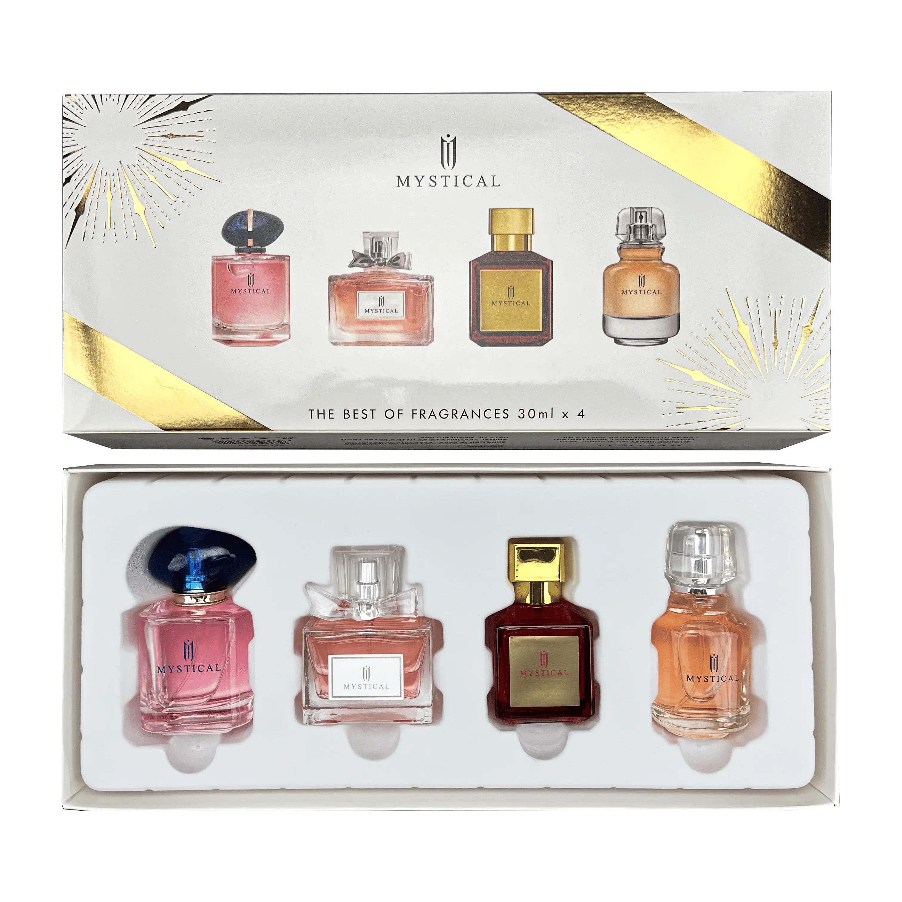 Women’s perfume set - Floral and fruity scent fragrance - Edp Sprays for daily ues or gift,Valentine's Day Thanksgiving Christmas - 30ml*4