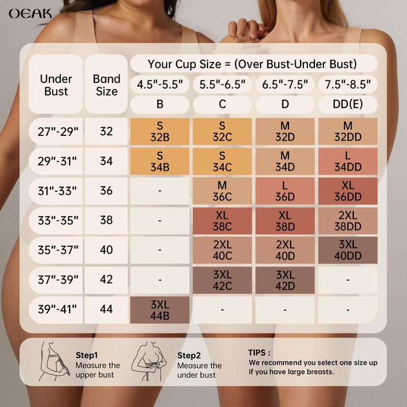 OEAK Women Wirefree Bras Seamless Push Up Pullover Bra Full Coverage No Underwire Everyday Bra Comfortable Wireless Bralettes