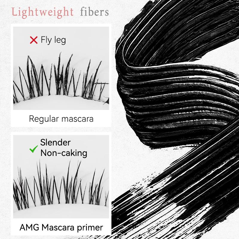AMG Steel Tube Mascara Primer Waterproof Long-Lasting Volumizing Curling Lengthening Smudge-Proof Defines Each Lash Portable for All Looks Makeup Flawless Cosmetic