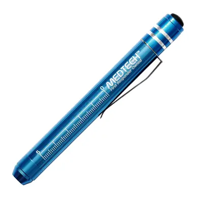Pink LED Penlight With Pupil Gauge - For EMT, EMS, Nurses & Medical Students