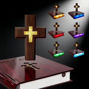Magnetic Levitation Floating Cross | Christian Religious Home Decor | Faith-Inspired Gift for Believers