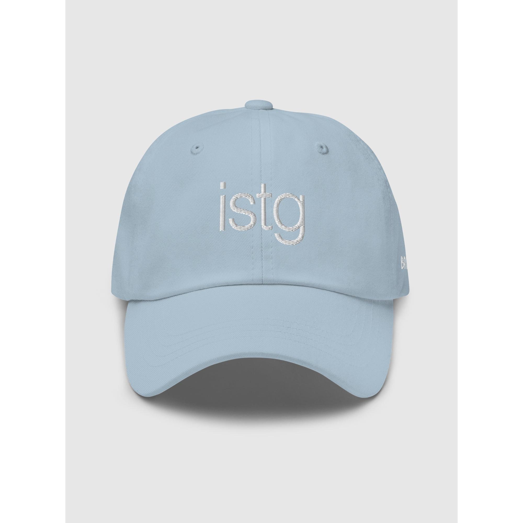 Bridgerton ISTG Embroidered Dad Hat – Adjustable Vintage Casual Cap, Black & Light Blue, Perfect Gift for Fans