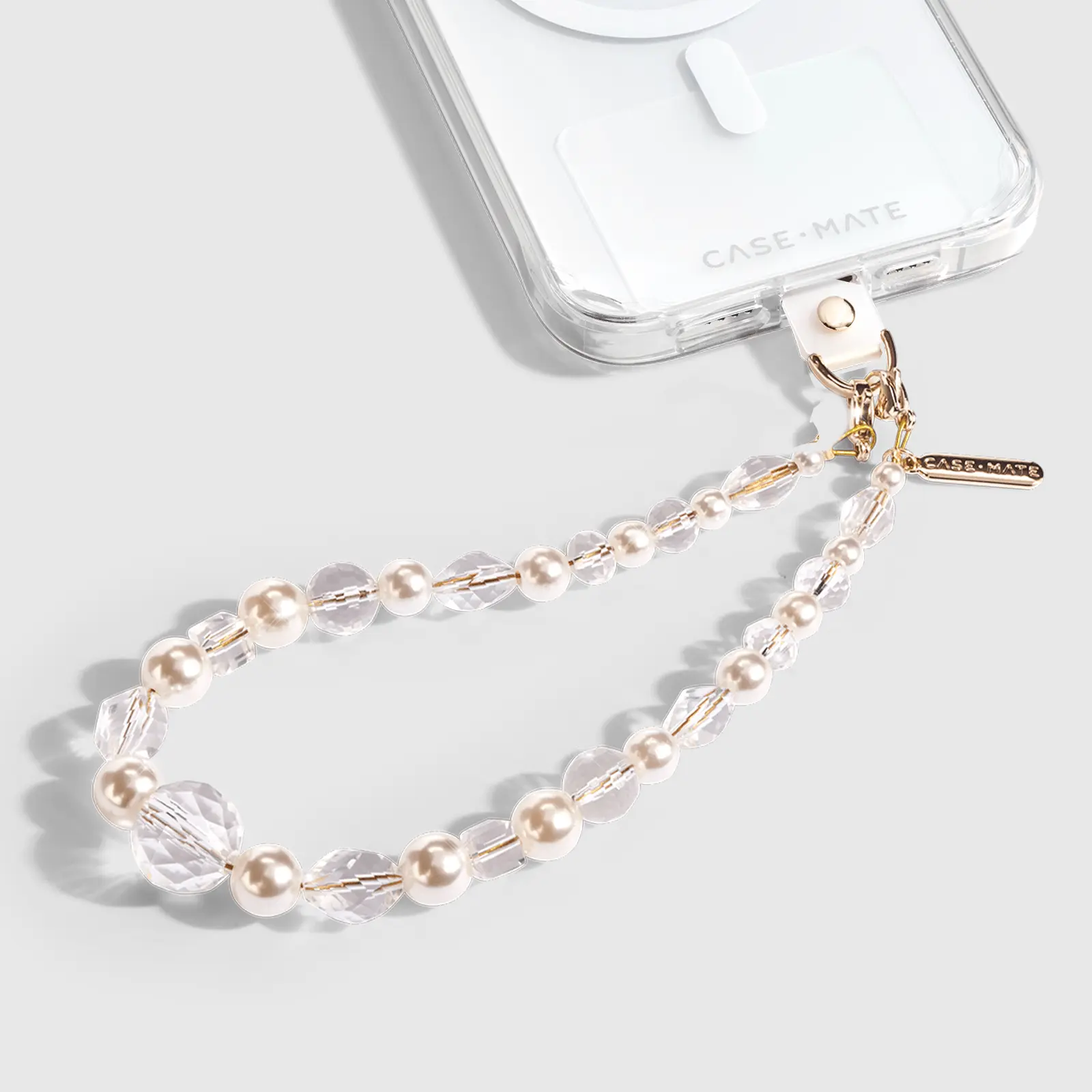 Crystal Pearl Phone Charm, Colorful Beaded Straps & Charms, Stylish Accessory for Smartphone, Colorful Beaded Phone Straps & Charms