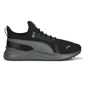 PUMA Mens Pacer Future Street Knit Lace Up Sneakers Shoes Casual - Black