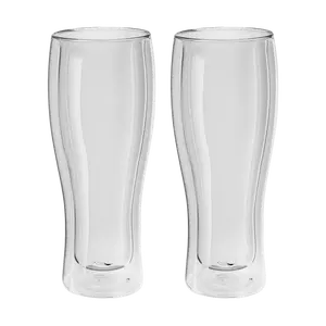 ZWILLING Sorrento Beer Glass Set - Double Wall Insulated 14 oz (414ml) 2-Piece Set