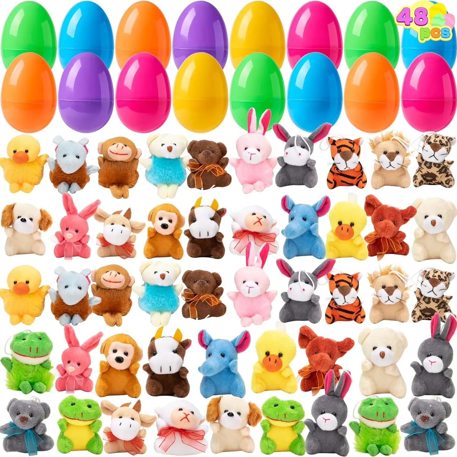 48 Pcs Plush Animals Toys