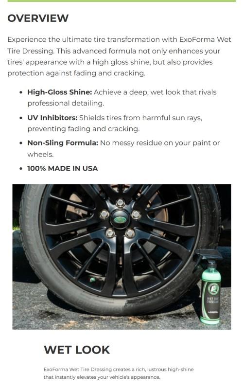white christmas dresses WET LOOK VOC Tire Dressing main image 0