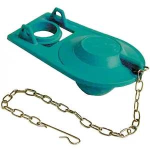 2 in. Premium Toilet Tank Flapper in Teal (1 per Box) Case Of 16
