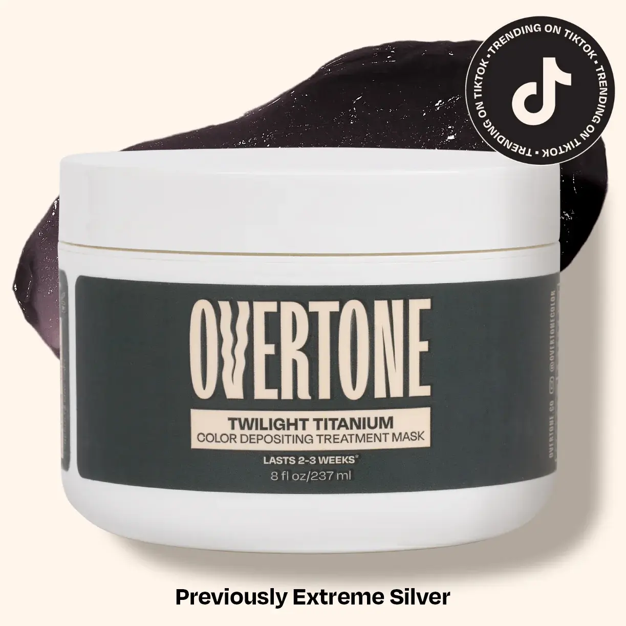oVertone Color | 2-in-1 Color Depositing Hair Mask – Vibrant Semi-Permanent Hair Color + Deep Conditioning Treatment for Soft, Healthy-Looking Hair, No bleach required | Ammonia and Peroxide Free - 100% vegan, cruelty-free formulation Salon at home finish