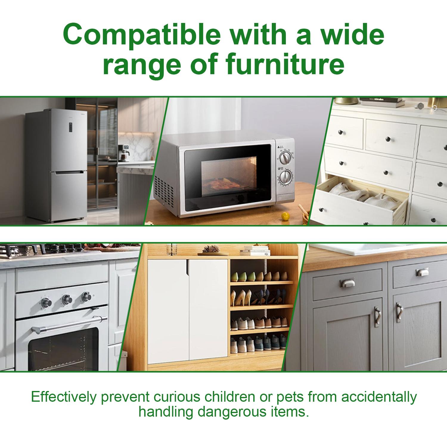 5Pack Child Proof Refrigerator Lock, Baby Proofing Cabinet Locks, oven lock child safety, fridge lock, for Fridge, Drawers, Dishwasher, Oven, Cupboard, Closet, Adhesive, No Tools Need