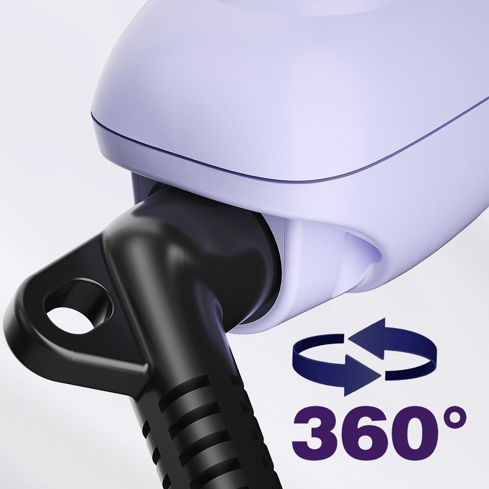 ZAVAREA Automatic Rotating Curling Iron Long Barrel 1.25" x 5.4" Titanium 5 Adjustable Temps 1H Auto Off Dual Voltage Multifunctional Hair Crimper, TikTokShopBlackFriday TikTokShopCyberMonday