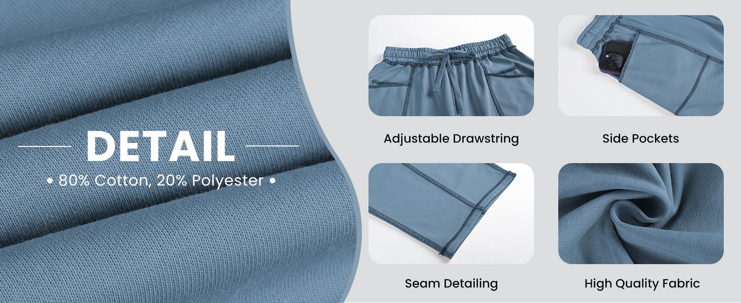 YeeZaa Women Drawstring Barrel Sweatpants 2026 Spring Summer High Waisted Patch Pockets Wide Leg Solid Baggy Pants Smocked Elasticated Waistband Lounge Womenswear 2026 Fall Fashion Bottom Style Wideleg Clothes