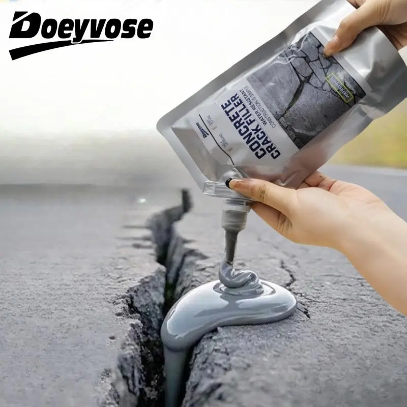 Crack Filler for Concrete Surfaces, Waterproof & Heat Resistant, High Temperature Resistant RV Wall & Tile Repair Solution, Car Paint Care Product, Concrete Sealant Waterproof