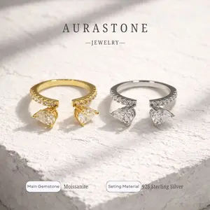 【#37 BD】Synthetic Moissanite Band 1CT S925 silver set ring stacking ring open female combination stacking style for women