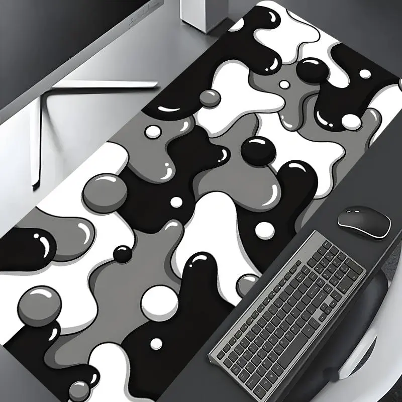 Abstract Pattern Mouse Pad, Rectangular Gaming Mouse Pad, Non-Slip Rubber Pad, Aesthetic Desktop Protective Pad for Laptop and Desktop Computer Gaming, Premium Multipurpose Mousepad, Gaming Accessory, Made for Gaming, Decoration