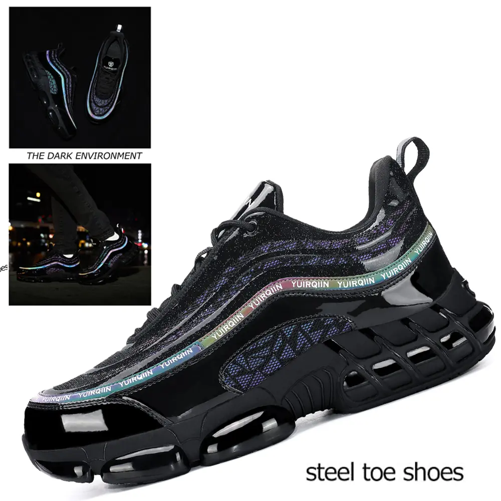 Men's & Women's Steel Toe Trainers - Lightweight Puncture-Proof Worker Footwear, Closed-Toe Work & Safety Shoes for Construction, Warehouse Use, Sneakers,back to school,back to school haul