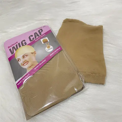 Rina Hair Invisible and Breathable Wig Cap for Wig Installations Easy to Wear 1 Bag 2 Pcs