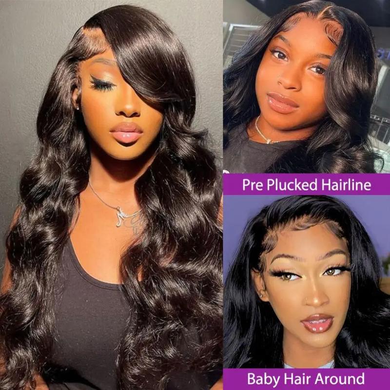 Bling Hair Factory Brazilian 4x4 Body Wave Lace Closure Wig 100% Human Hair Wigs For Women With Baby Hair PrePlucked Long Wavy Hair Wig TikTokShopHolidayHaul