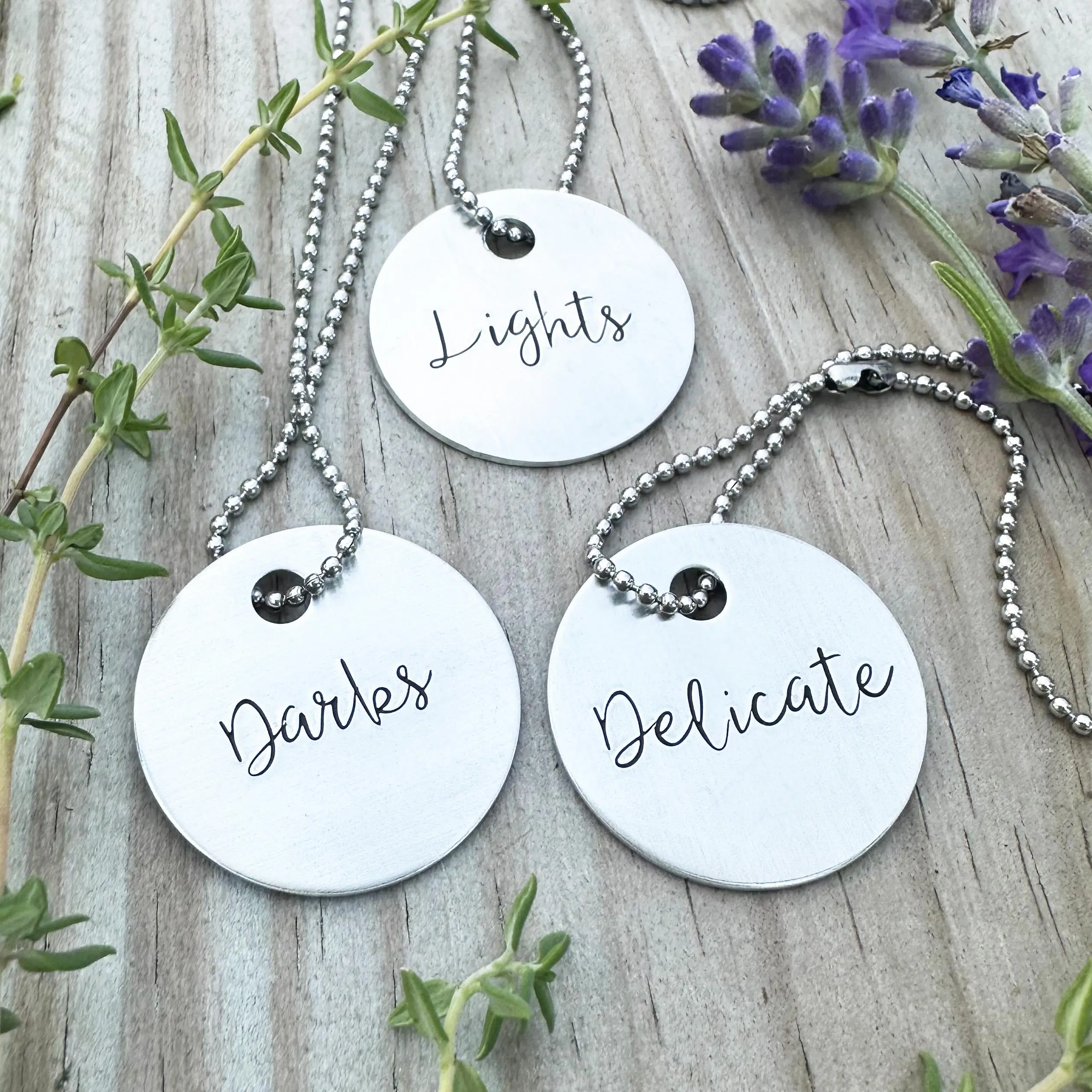 Hand Stamped Laundry Labels