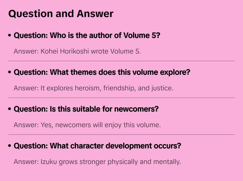 My Hero Academia Vol 5