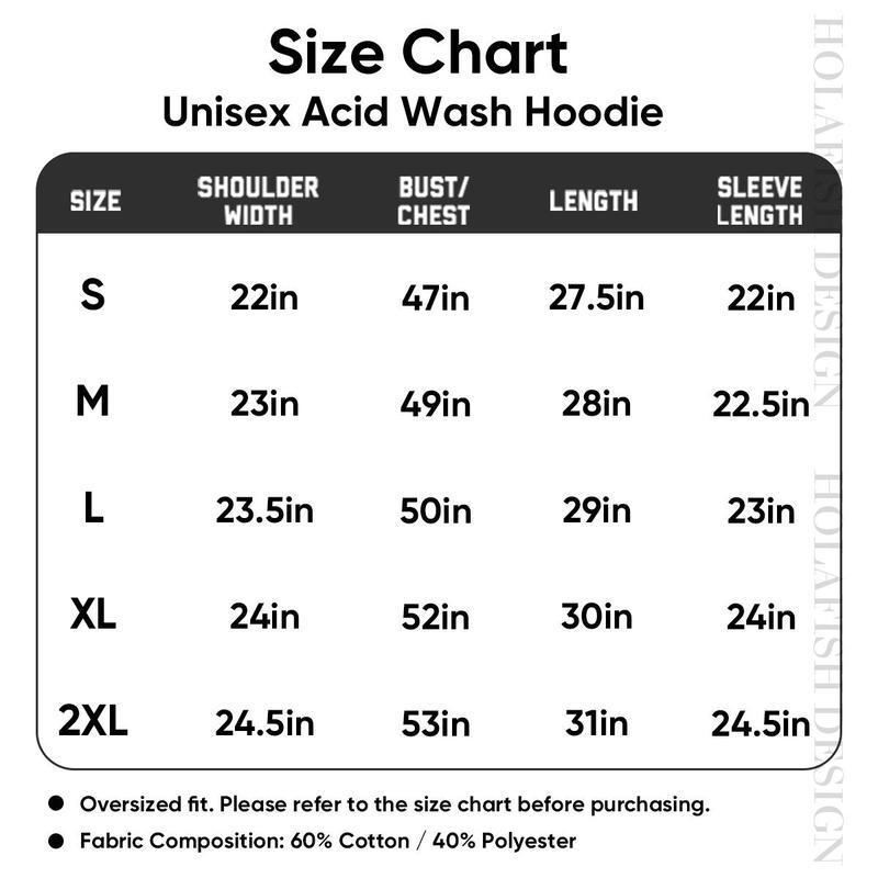 Holafish Women's Gold's Gym Print Acid Wash Hoodie Vintage 2026 Oversized Loose Fit Winter Warm Streetwear Casual Tunic Graphic Long Sleeve Sweatshirt