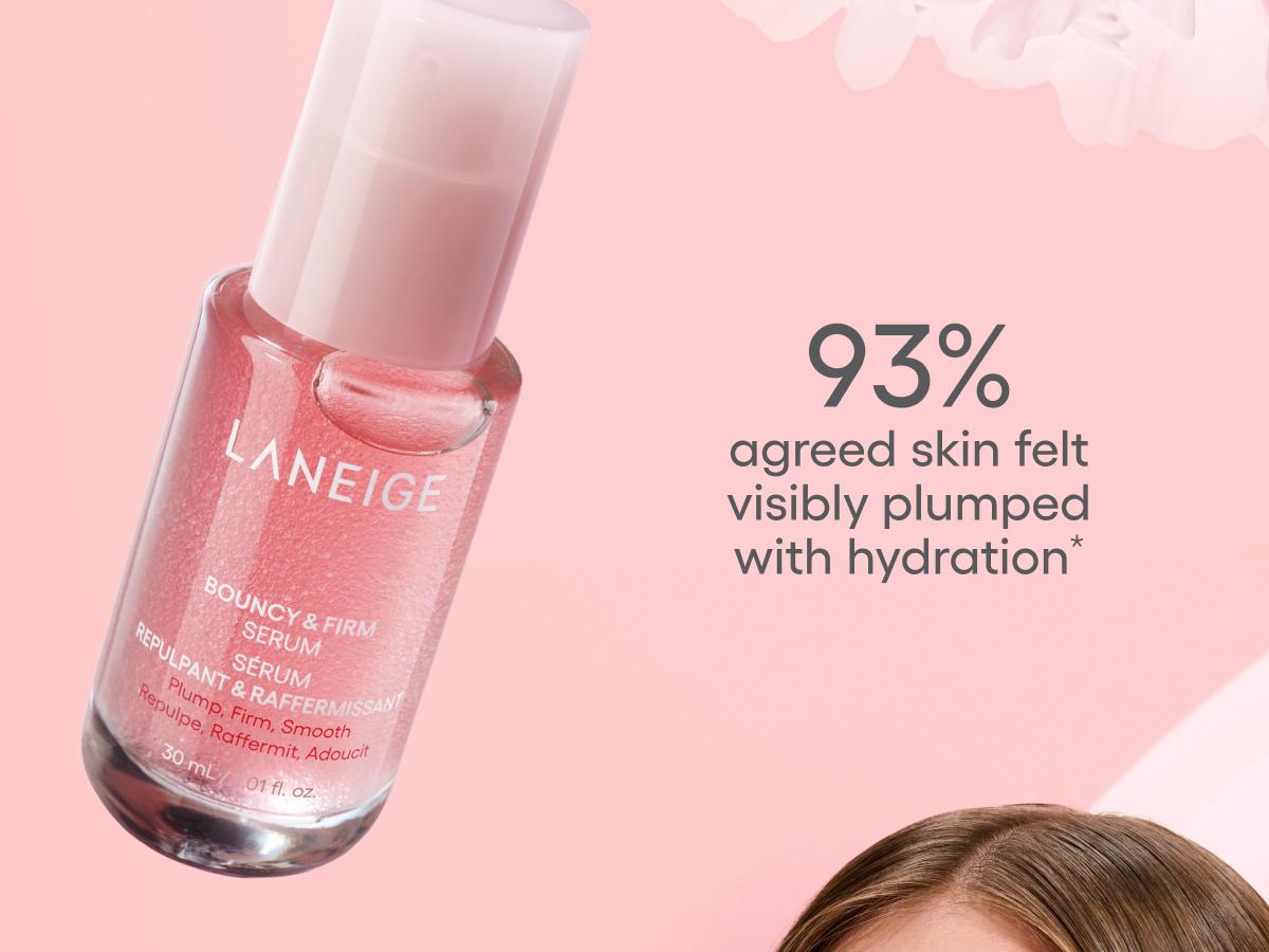Laneige Bouncy & Firm Serum, Korean Skincare, Visibly Firming, Plumping
