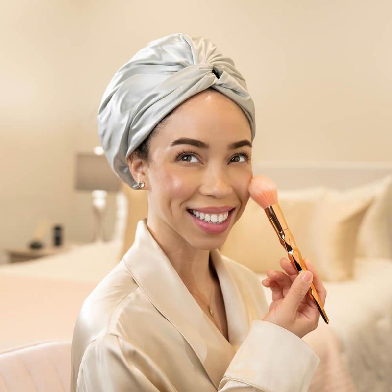 Blissy Silk Bonnet – 100% Mulberry Silk – Anti-Frizz Hair Protection – Extends Blowouts