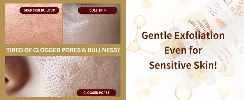 Jeirrzi Peeling Shot Glow Rice Exfoliant Ampoule, 5% Complext Acid Gentle Exfoliating Serum with Salicylic Acid, Brightening and Smoothing for Sensitive Skin Jeirrzi Peeling Shot Glow Rice Exfoliant Ampoule, 5% Complext Acid Gentle Exfoliating Serum with Salicylic Acid, Brightening and Smoothing for Sensitive Skin