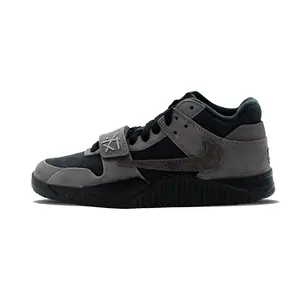 Travis Scott x Jordan Jumpman Jack Mocha Low-Top Basketball Sneakers for Men and Women with Cushioning and Retro Design Trending Shoes, House White Official Shoes to Get / Maison Mihara