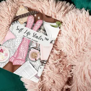 Soft Life Starter: Self-Care Planner|Soft Life aesthetic, wellness tracker, daily routine, mental health journal, cottagecore stationery
