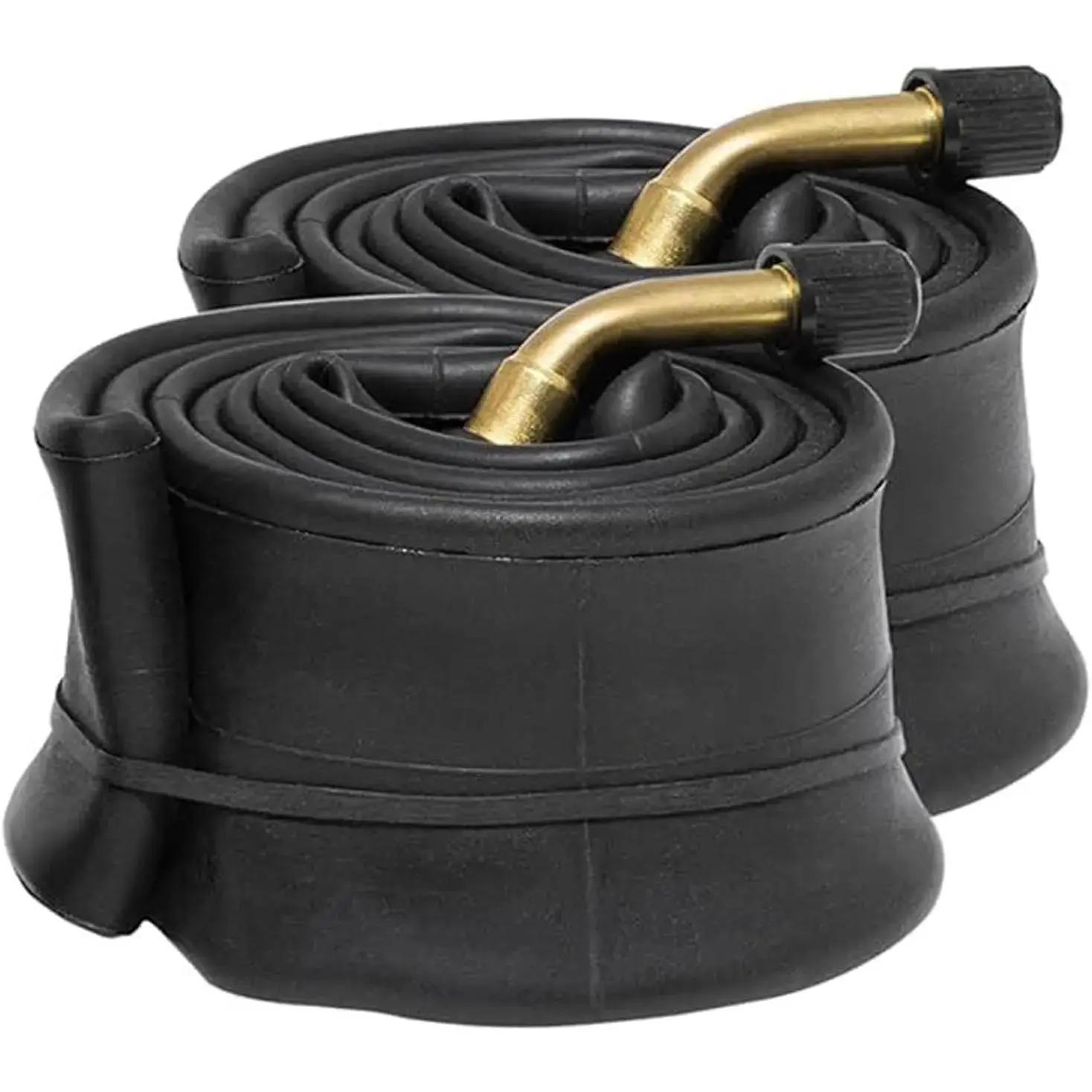 2-Pack 14x2.125 Ebike Inner Tubes, 20% Thicker Heavy-Duty Butyl Rubber Tubes with Angled Valve Stem, Gotrax Ready Standard Fit Ebike Accessories for Quick Install & Flat Prevention