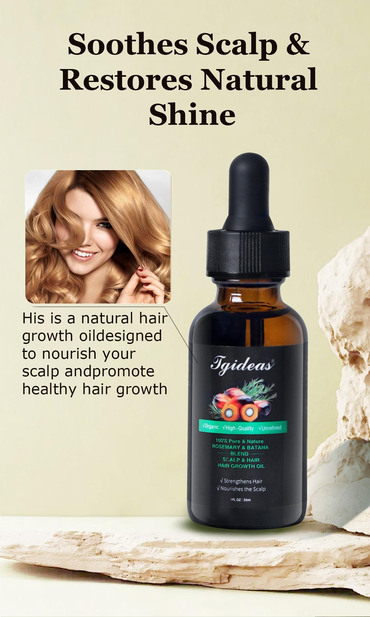 [TikTokShopBlackFriday] Tgideas Hair Nourishing Oil with Batana & Rosemary – Helps Reduce Shedding & Supports Stronger, Fuller Hair