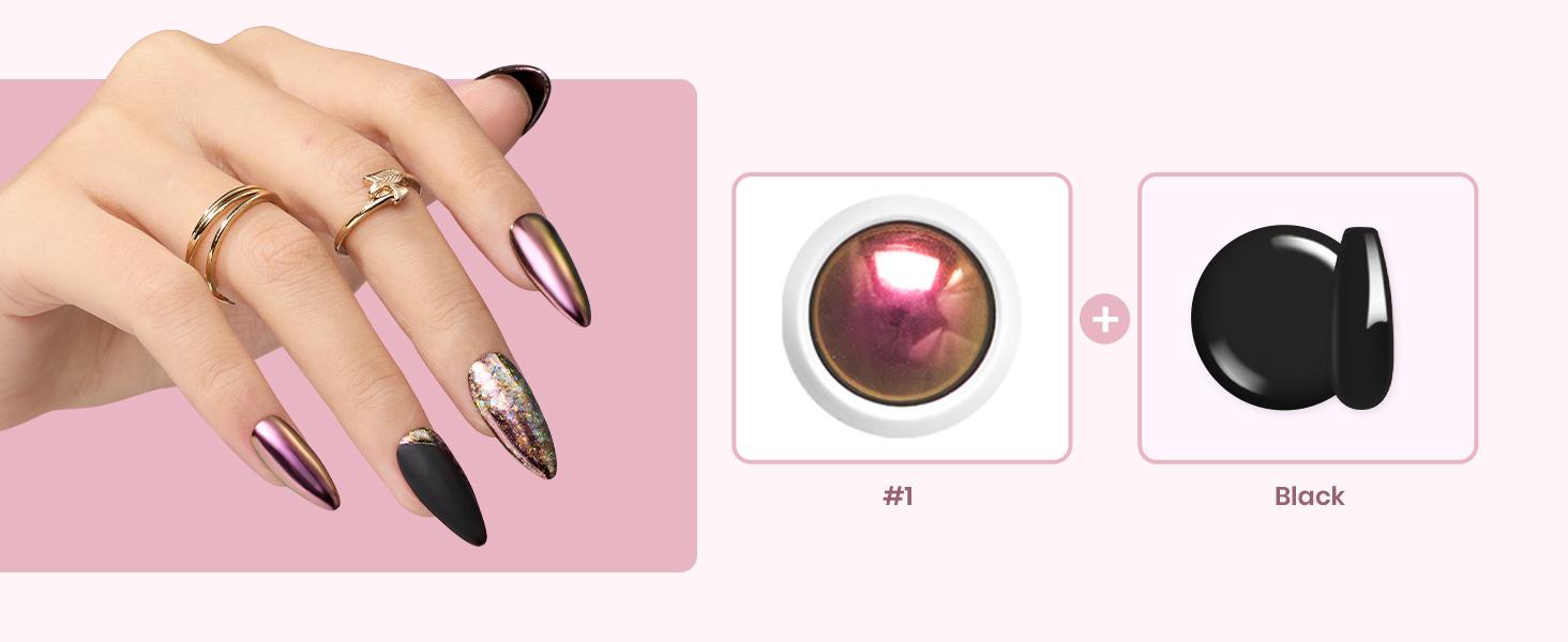 Beetles Mirror Effect Nail Chrome Powder with Top Coat Holographic Aurora Iridescent Pearlescent Manicure Nail Art Decoration Glitter Gifts Beauty Products Fall Nail Halloween Nail Black Friday Winter Nail Christmas Gift Beetles Mirror Effect Nail Chrome Powder with Top Coat Holographic Aurora Iridescent Pearlescent Manicure Nail Art Decoration Glitter Gifts Beauty Products Fall Nail Halloween Nail Black Friday Winter Nail Christmas Gift