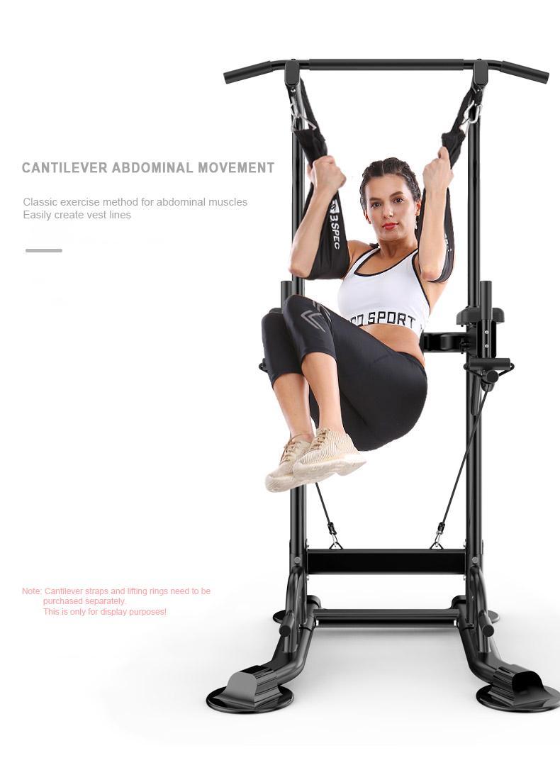 multi-functional Power Tower Pull Up Bar & Dip Station | Multi-Function Strength Training Home Gym Equipment | Adjustable Height for Full Body Workout | 450LBS Capacity