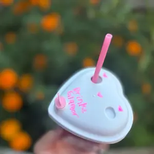 Heart shaped straws