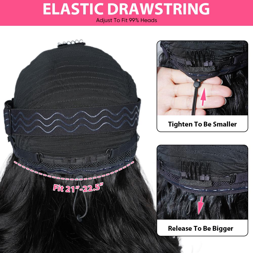 [Free Upgraded 7x6 Lace] Menglle Hair Blow Out 250% Density Bouncy Wave 7x6 Pre Cut Lace Front Wig Spiral Curl Gluess Human Hair Wigs With Middle Part 90s Style#springfresh#TikTokShopJumpstartSale