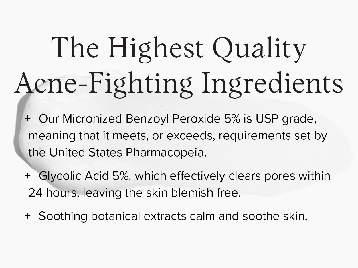 DRMTLGY 24 Hour Acne Serum with Benzoyl Peroxide and Glycolic Acid 1.1oz Skincare Blemish