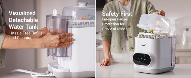 Grownsy Bottle Washer Pro, All-in-One Bottle Washer for Pump Parts,Baby Essentials,Baby Toys-Time Saving, 2025 new